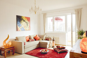 Wohnzimmer mit Esstisch